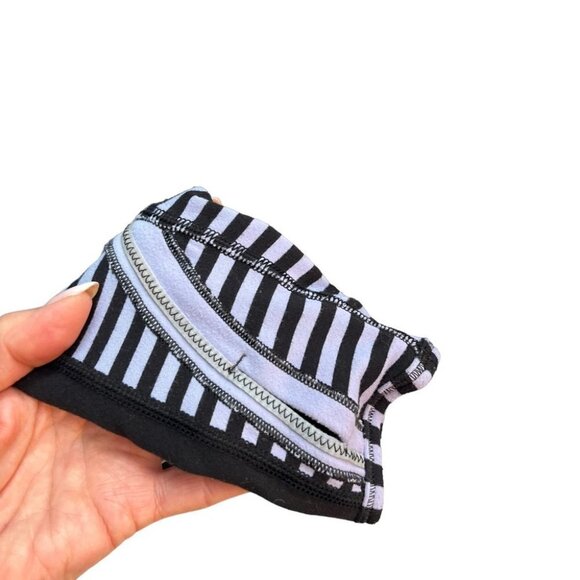 lululemon U-Turn 1/2 Zip Luon Reversible Striped Blue Long Sleeve Pullover - Picture 9 of 11